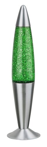 Rábalux 4113 Glitter beltéri dekor lámpa, E14 G45 1x MAX 25W, IP20, zöld