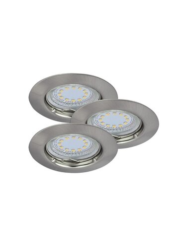 Rábalux 1163 Lite hagyományos beltéri ráépíthető és beépíthető lámpa GU10 1x MAX 50W IP44/ IP40 szatin króm