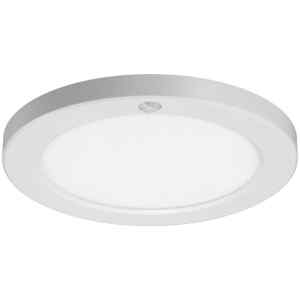 Tracon MFPM18CCT Mozgásérzékelős kerek fali lámpatest, fehér 230VAC, 18W, 360°, 10s-5m, 6m, 3000/4000/6000K,1800lm, EEI=F