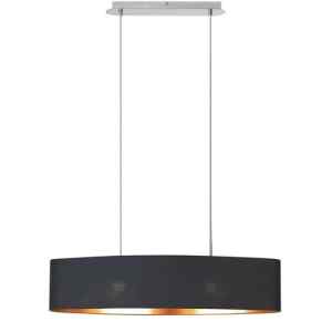 Rábalux 2542 Monica beltéri függeszték, E27 2x MAX 60W, IP20, szürke