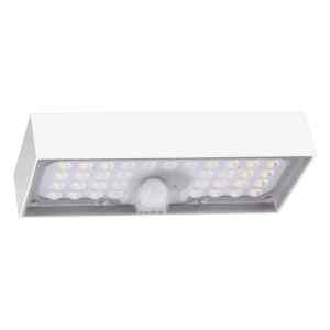 Tracon LSBW6W Napelemes LED fali világítótest mozgásérzékelővel,fehér 6W,4000K,900 lm,IP65,3,7 V,3Ah