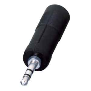 Home AC 6X audió átalakító, 3,5 mm sztereó dugó-2 x 6,3 mm sztereó alj