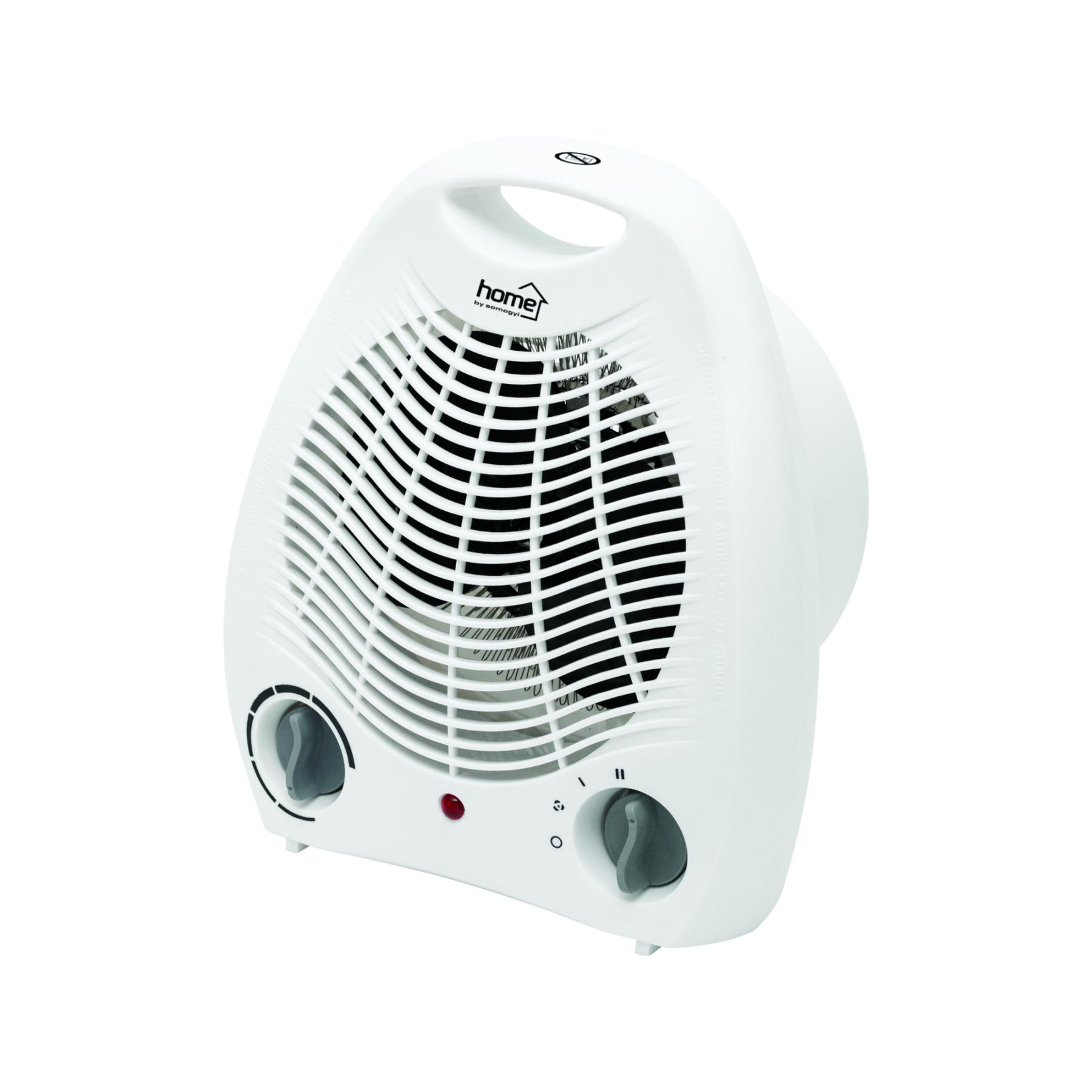 Home FK 1 hordozható elektromos ventilátoros fűtőtest, 1000W/2000W, fehér