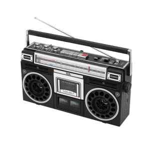 SAL RRT BROOKLYN sztereó kazettás rádiós magnó, Bluetooth, USB, microSD, MP3, felvétel, 4-sávos rádió, multimédia