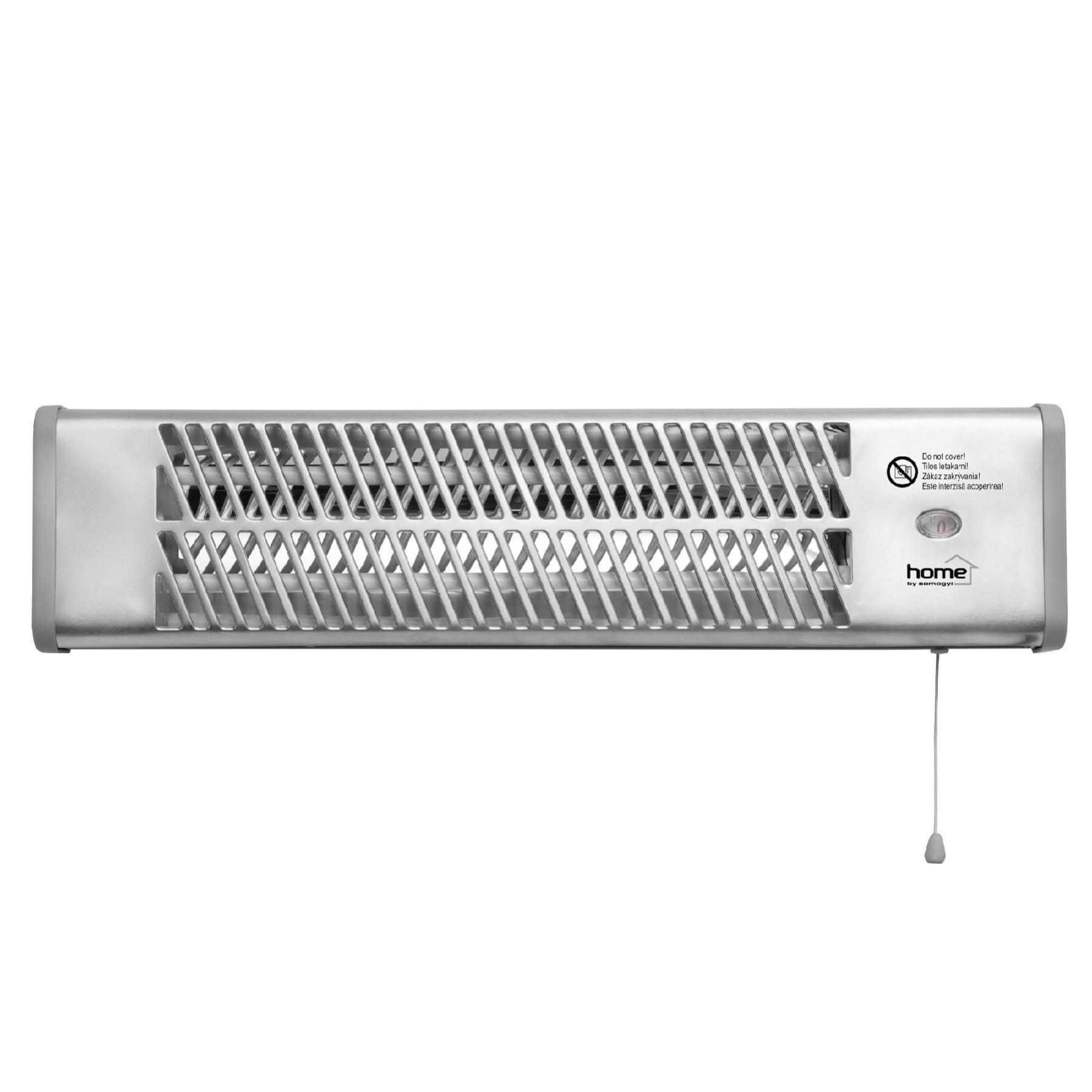 Home FK 24 falra szerelhető elektromos karccsöves fűtőtest, 600W/1200W, IPX4 védelem, ezüst - Image 2