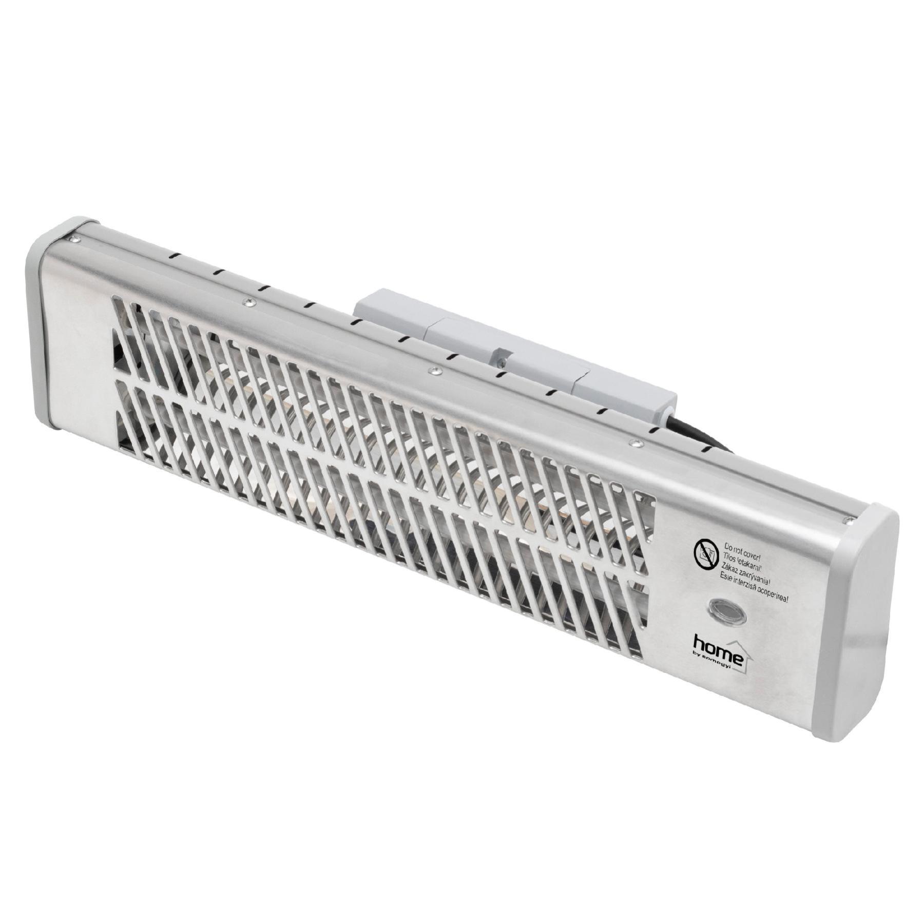Home FK 24 falra szerelhető elektromos karccsöves fűtőtest, 600W/1200W, IPX4 védelem, ezüst - Image 4