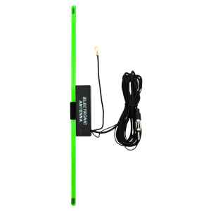 SAL 91110 autóantenna erősítővel, belső, szélvédőre ragasztható, öntapadós, 340mm, DIN