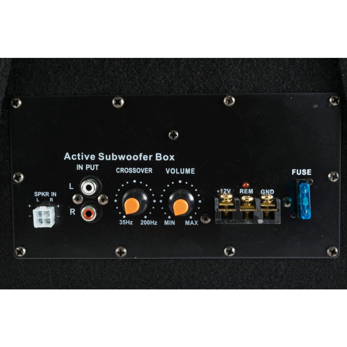 SAL BS 10/A aktív szubláda, 200 W, 250 mm hangszóró, polipropilén kónusz, 4 Ohm, 340 x 310 x 280 mm, 100 W erősítő - Image 2