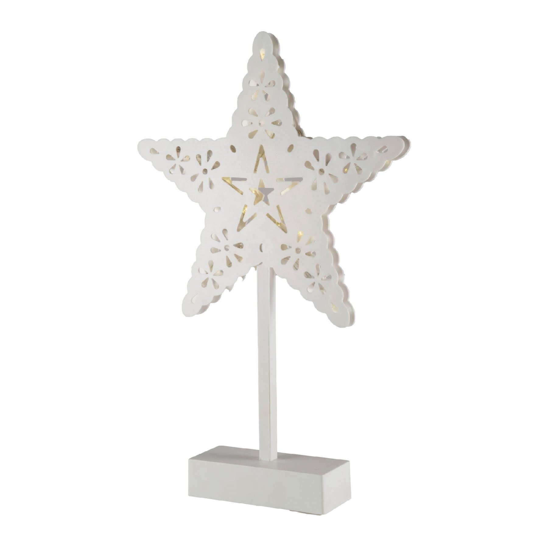 Home KAD 20 STAR csillag asztaldísz, 20 db LED, ABS műanyag, 25 x 39 cm - Image 2