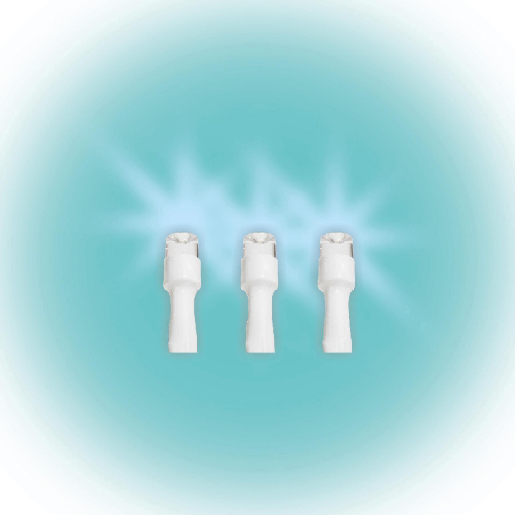Home KIN 168C/WH LED-es fényfüggöny, 1,2x1,4 m / 168 db hidegfehér LED, fehér vezeték, állófényű, hálózati adapter, beltéri kivitel - Image 2