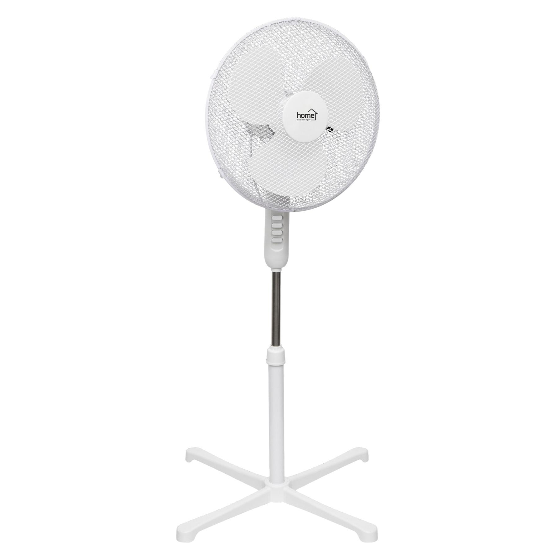 Home SF42WH álló ventilátor, 45 W teljesítmény, 3 fokozat, oszcillálás, 40 cm-es lapátátmérő, fehér színű