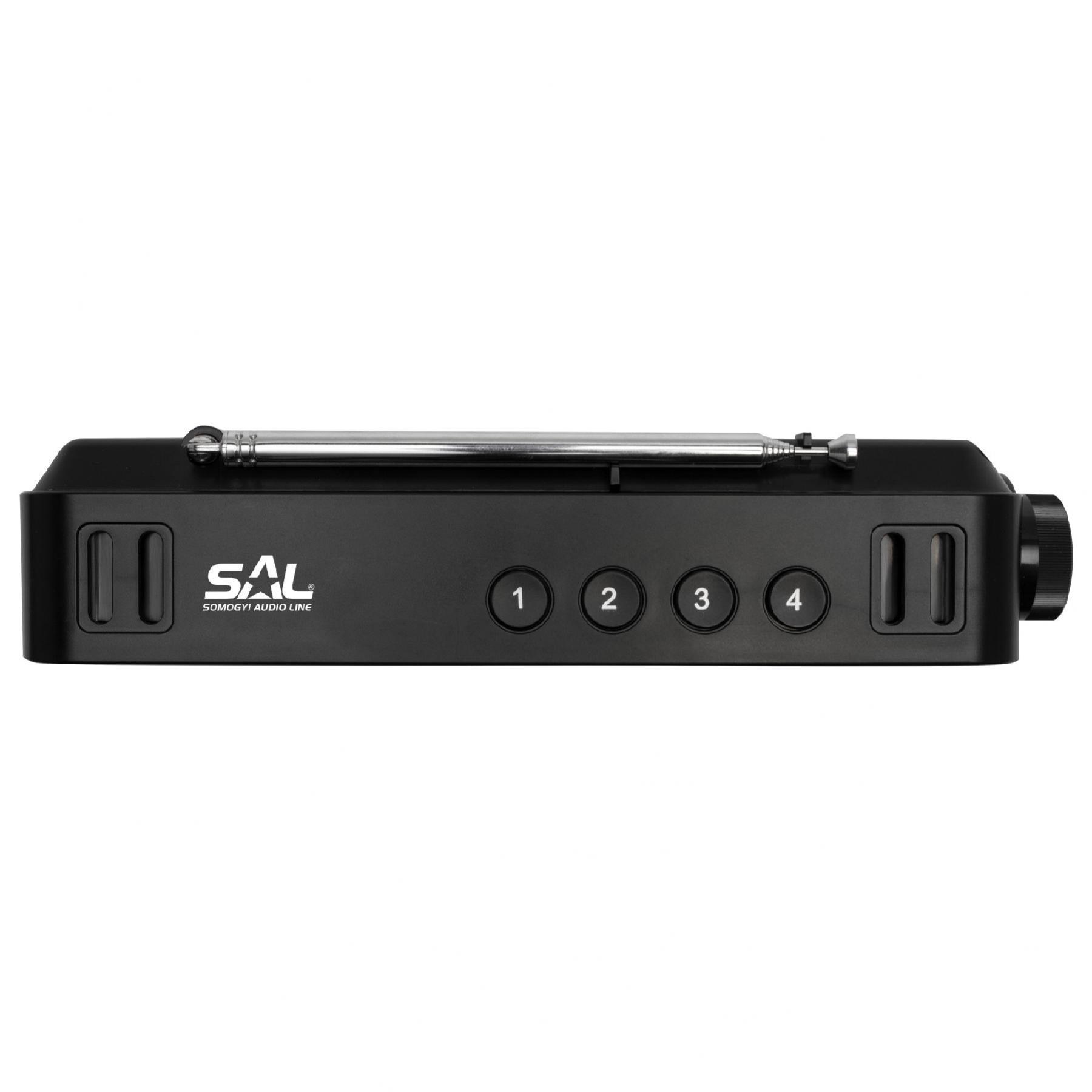 SAL RPR 3LCD táskarádió, AC/DC, AM_FM_SW digitális rádió, ébresztő, AUX, 60 tárolható állomás - Image 3