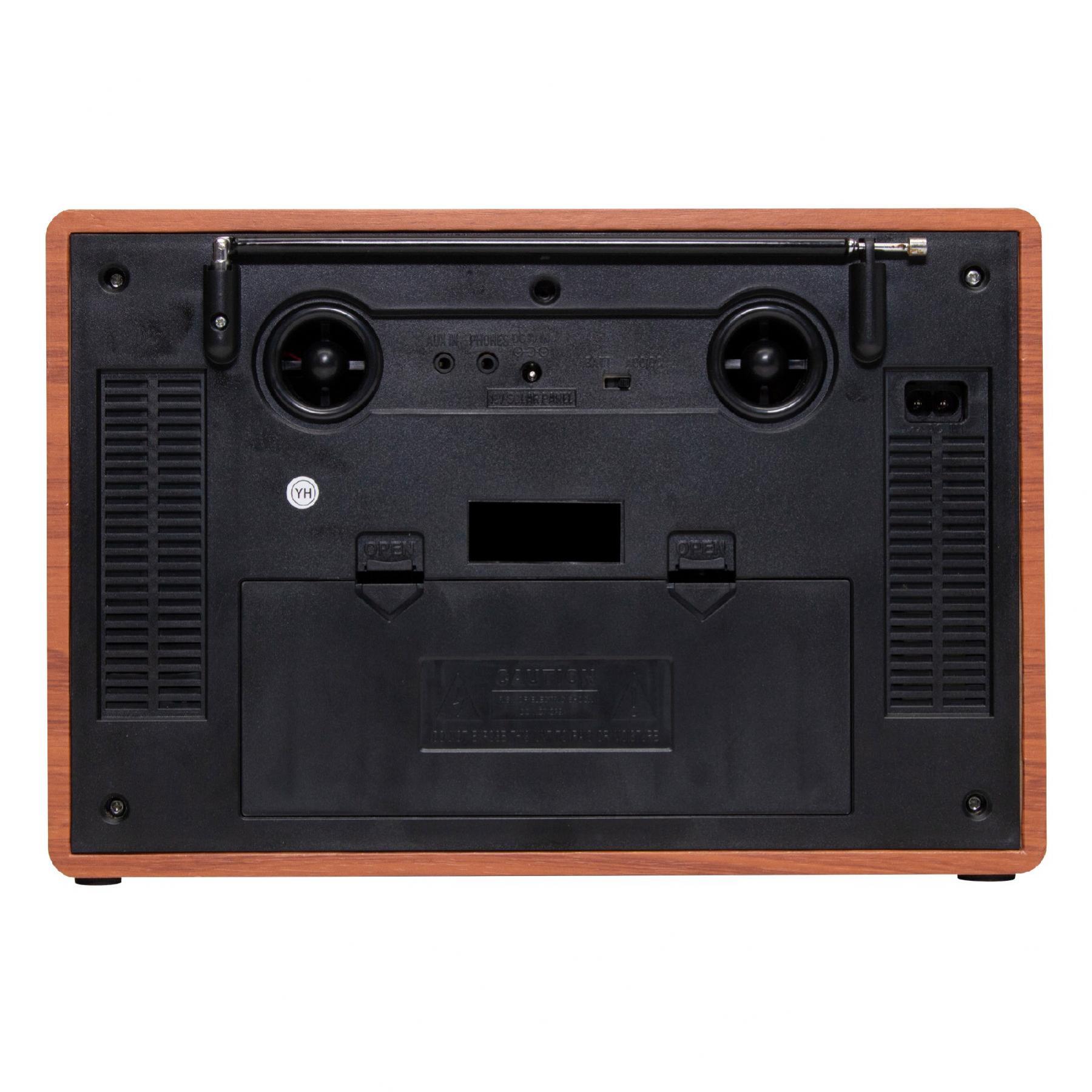 SAL RRT 4B retro asztali rádió, multimédia lejátszó, BT, USB/MicroSD, AUX, Rádió, EQ, ~16 óra üzemidő - Image 3