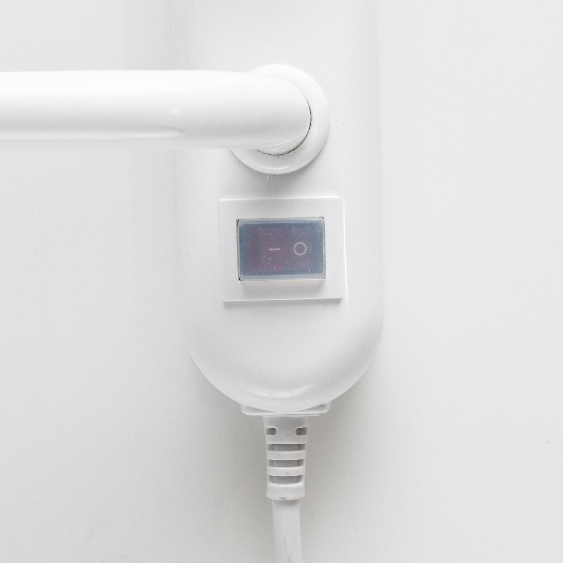 Home FTW 4 fali fűtött elektromos törölközőszárító, 90W, IPX1 védelem, fehér - Image 3