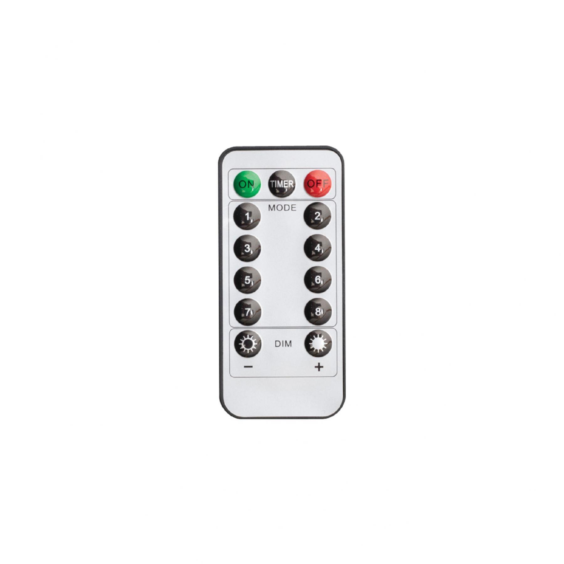 Home MFW 120/WW tüzijáték dekoráció, 120 db microLED, 60 szál, 8 funkció, ismétlődő időzítés, távirányító, kültéri, beltéri - Image 2