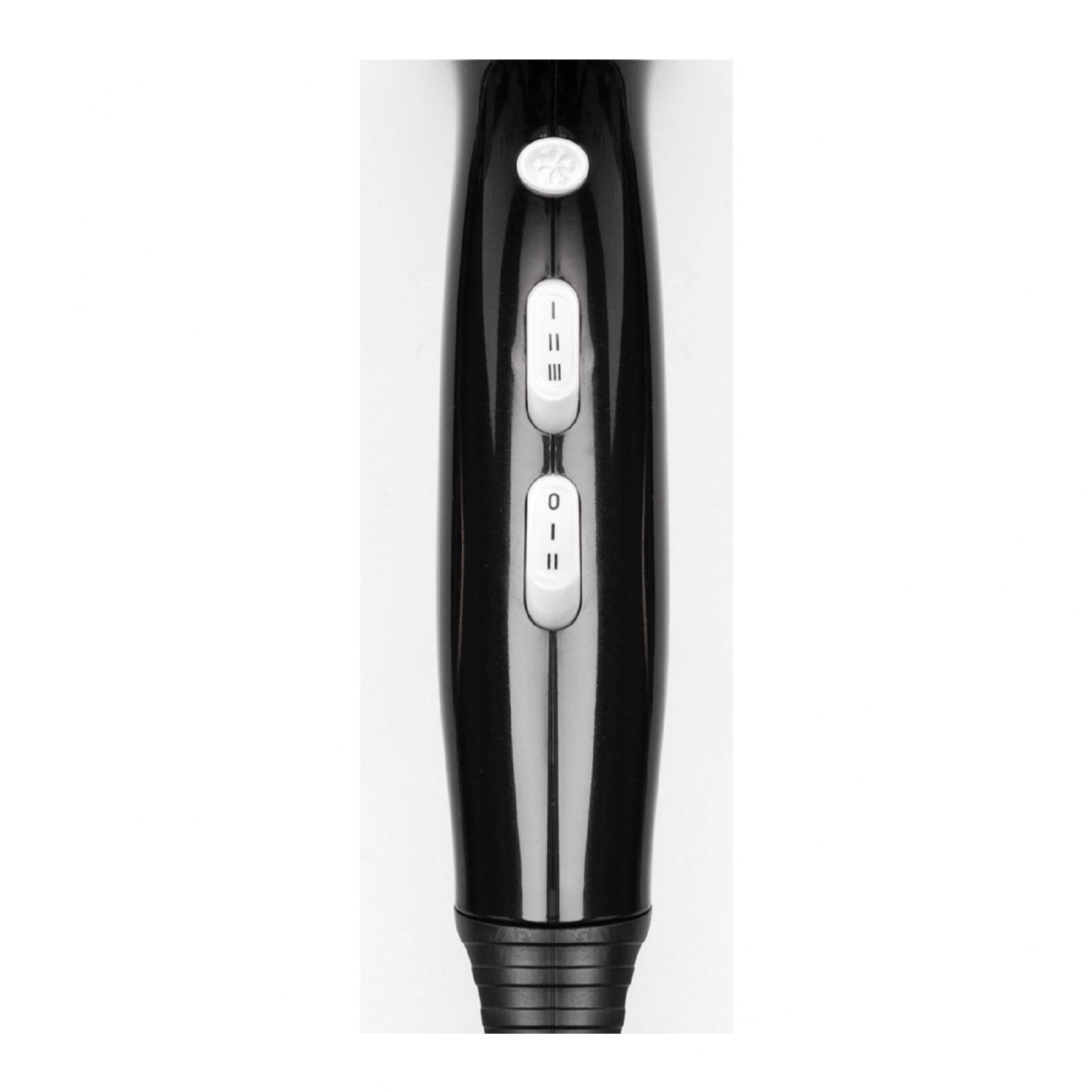 Home HG HSZ 22 hajszárító, teljesítmény 2200 W, 2 sebességfokozat, 3 hőmérséklet-fokozat, hideglevegő-funkció, szűkítő, fekete - Image 2