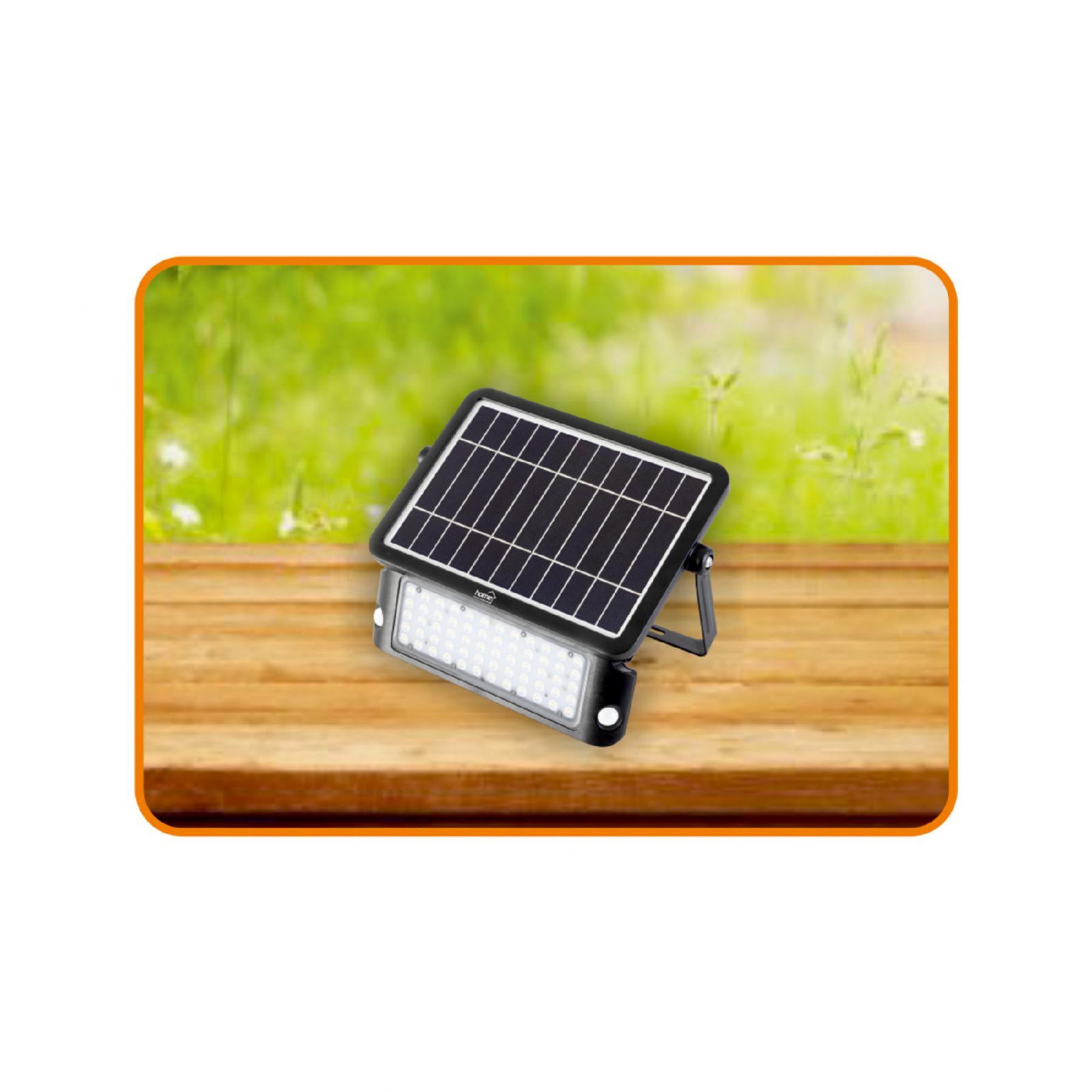 Home FLP 1000 SOLAR, szolárpaneles LED reflektor, PIR mozgásérzékelő, 1000 lm, 6000 K, 7200 mAh - Image 3