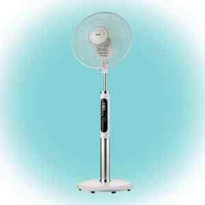 Home SFR 40 3D álló ventilátor, 60 W, 3 fokozat, 40 cm-es lapátátmérő, 3D-s oszcillálás, távirányító, átlátszó lapát, LED kijelző, fehér