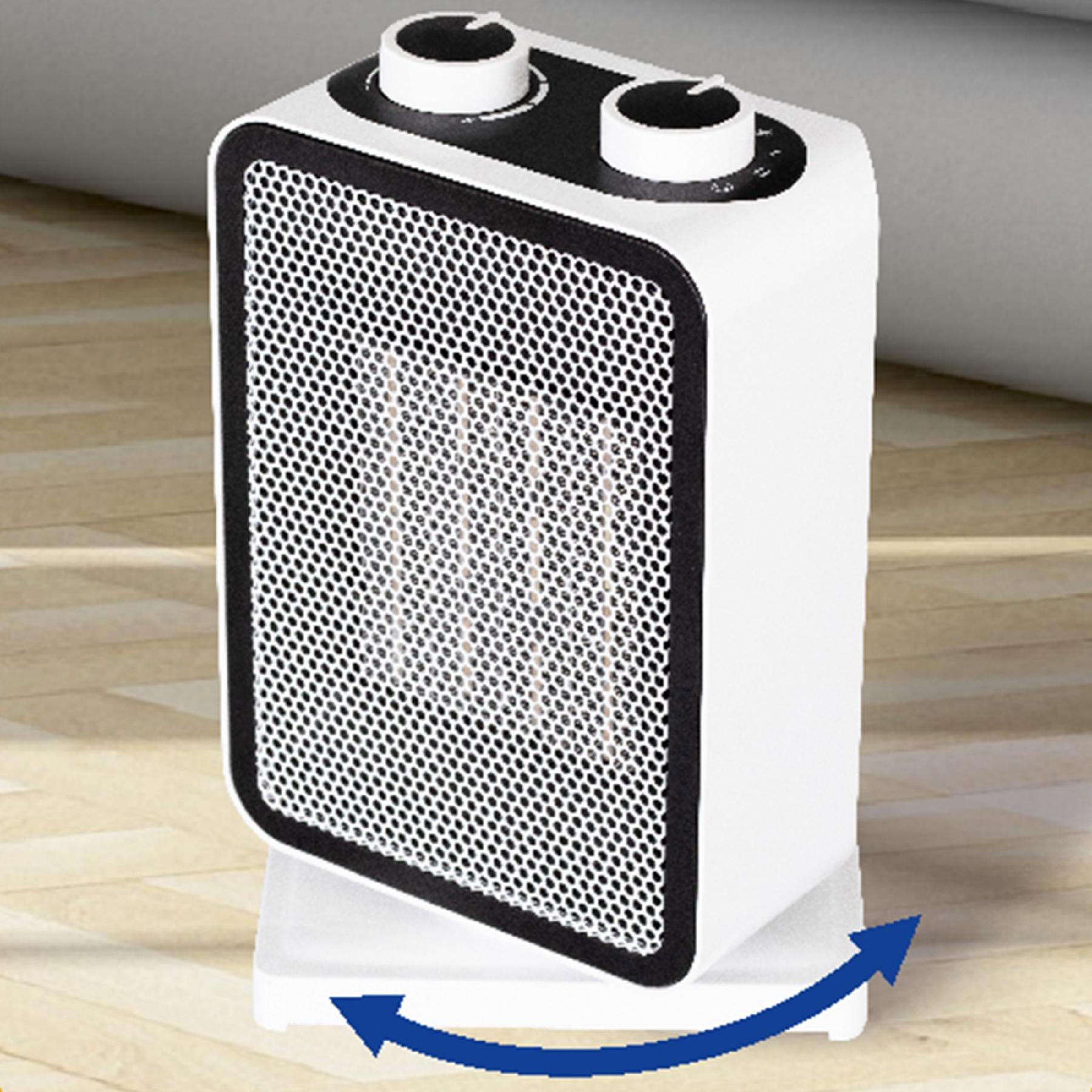 Home FK 51 álló elektromos kerámia fűtőtest, 1000W/1500W, oszcillálás, mechanikus termosztát, fehér - Image 4