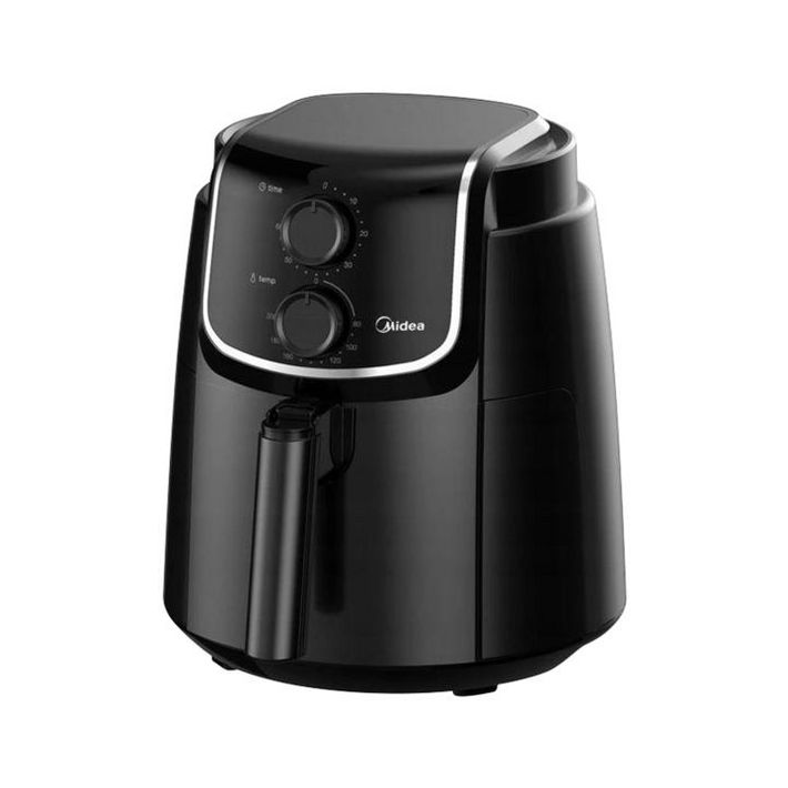 Midea MF-TN35D air fryer, forrólevegős fritőz, 3,5 literes sütőkosár, állítható hőmérséklet 200 °C-ig, 1500 W, fekete - Image 2