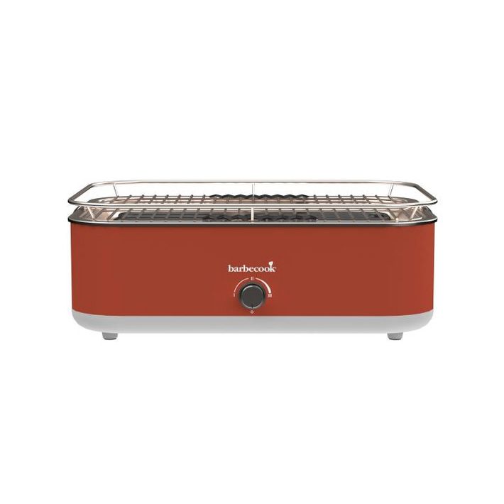 Barbecook BC-ELE-1001 E-Carlo elektromos asztali grill, piros, 42,5x33x16,5cm - Image 2
