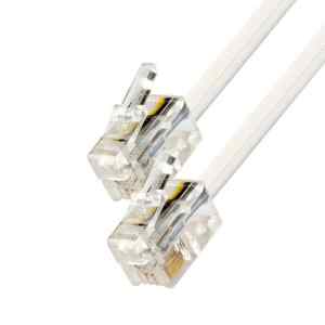 Home T 5-10WH/X telefoncsatlakozó kábel, 6P4C, dugó-dugó, 10m