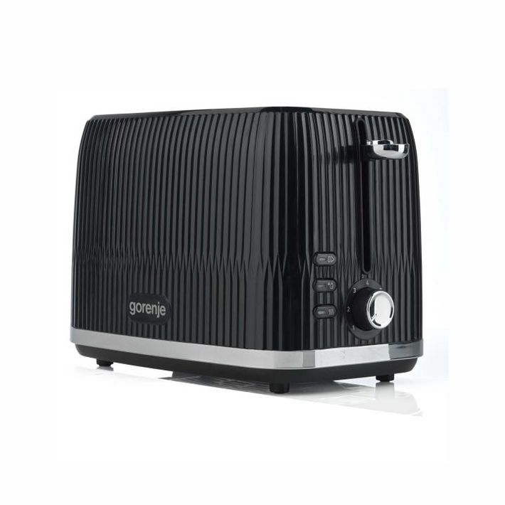 Gorenje T850DPB kenyérpirító, 850 W, 7 fokozat, újramelegítés, kiolvasztás, hőfokszabályozó, megvilágított nyomógombok