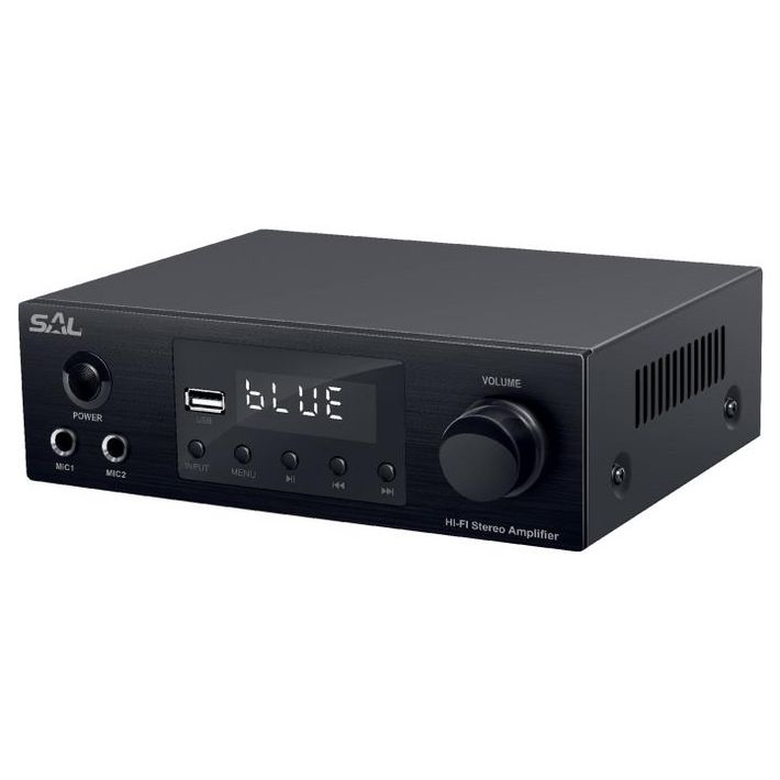 SAL BTA 250 sztereó multimédia erősítő, 2x50 Wmax / 4-8 Ohm, BT, FM rádió, USB, AUX - Image 2