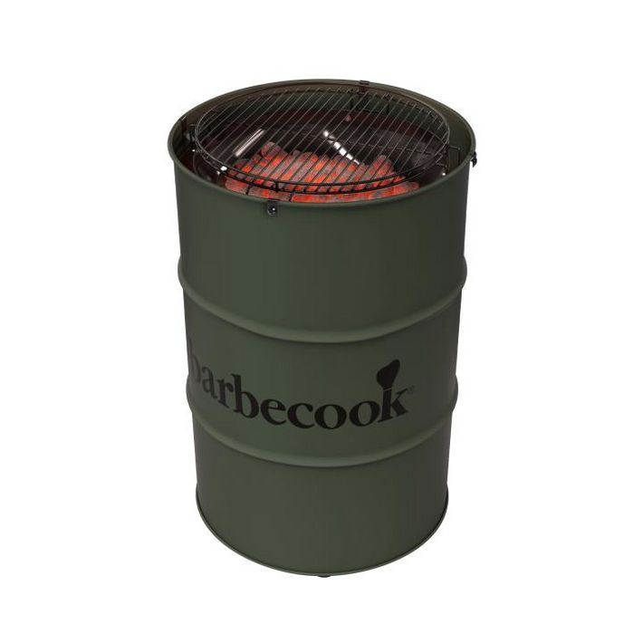 Barbecook BC-CHA-1022 Edson faszenes grillhordó, zöld, 47,5cm átmérő - Image 2