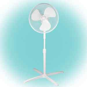Home SF 40 WH/M álló ventilátor, 40 cm-es lapátátmérő, állítható magasság, 3 fokozat, 40W, fehér