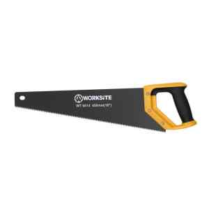 WORKSITE WT6014 rókafarkú kézi fafűrész, 450mm hosszú vágóél, kényelmes gumi markolat