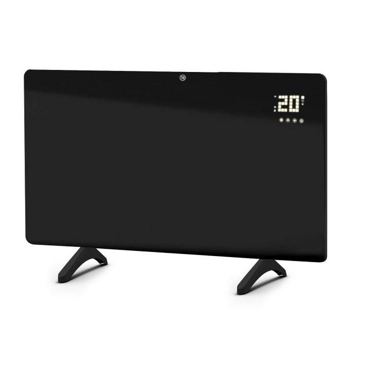 Home FKIS600WIFI hordozható/fali infrasugárzó fűtőtest, 600 W, beltéri, hangtalan, digitális termosztát, ECO üzemmód, gyerekzár, IP44, túlmelegedés elleni védel