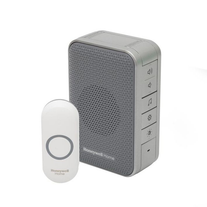 Honeywell Home DC313NG vezeték nélküli csengő, max. 150 m hatótáv, 6 dallam, LED jelzőfény, elemes tápellátás
