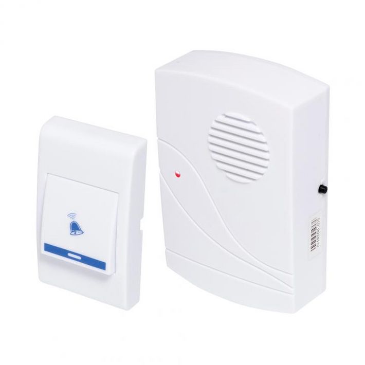 Home DB 0650DC vezeték nélküli csengő, 60 m hatótáv, 32 dallam, LED fényjelzés, elemes tápellátás - Image 2