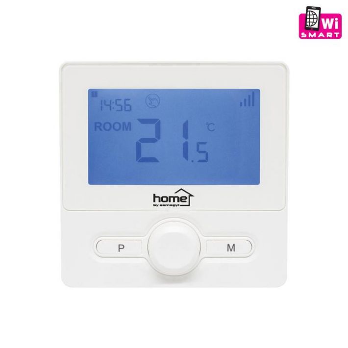 Home THES25WWIFI vezeték nélküli szobatermosztát, smart, hordozható és falra szerelhető, Wi-Fi kapcsolat, programozható, ablaknyitás érzékelés, fehér - Image 2
