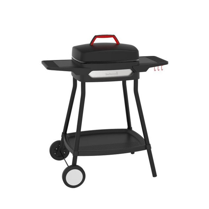 Barbecook BC-ELE-4001 Alexia 5111 elektromos grill, oldalsó asztal, kerék, fekete, 84x55x97cm - Image 2