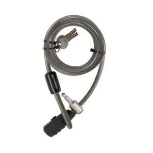 STANLEY S741-159 családi kulcskábeles kerékpár zár, 3 kulcsos, 2400 mm hosszúság