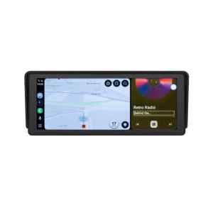 SAL CARPLAY10 multimédia központ, 10” IPS LCD érintőképernyő, CarPlay, Android Auto, USB/microSD csatlakozás, Bluetooth, WiFi, beépített hangszóró, FM modulátor