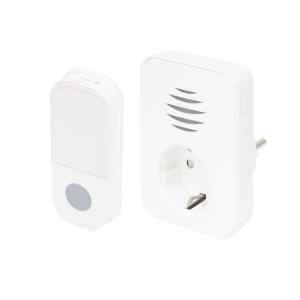 Home DBA1101AC vezeték nélküli csengő, elemes nyomógomb, max 110m hatótáv, 38 dallam, IP44 nyomógomb