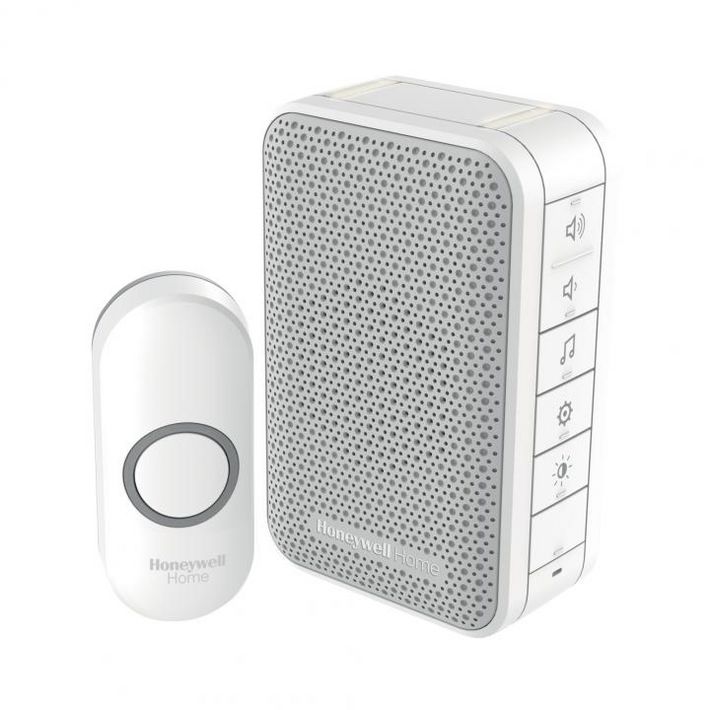Honeywell Home DC313NP2 vezeték nélküli csengő, 150m hatótáv, 6 dallam, LED jelzőfény, nyomógomb IP55 védett, 230V-os tápellátás - Image 2
