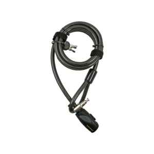 STANLEY S741-163 családi kulcskábeles kerékpár zár, 3 kulcsos, 2400 mm hosszúság