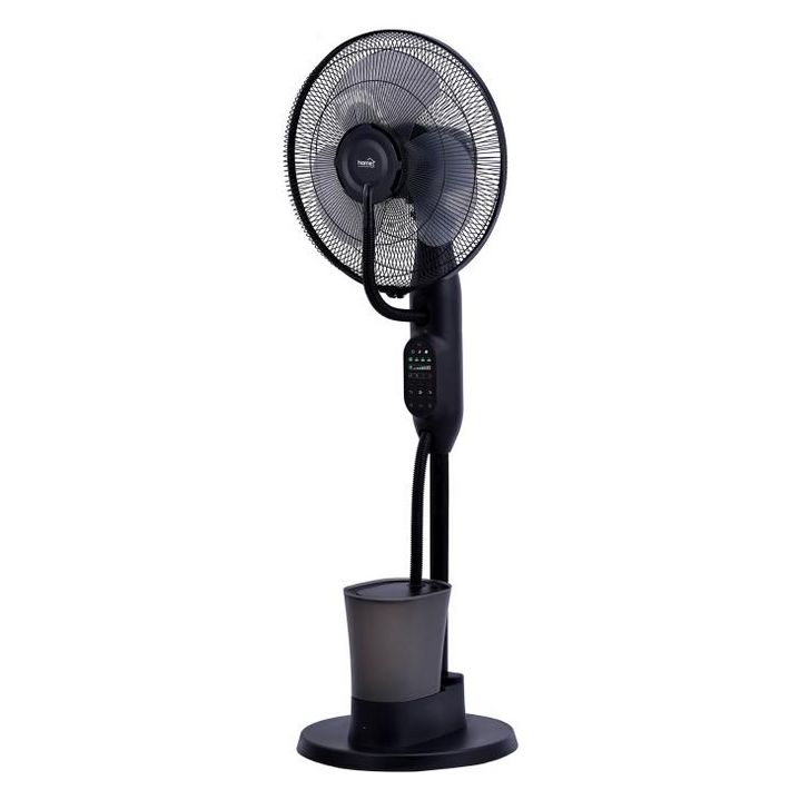 Home SFM43BK párásító ventilátor, 75 W, 40 cm névleges lapátátmérő, 3 lapát, 3 fokozat, oszcillálás, kikapcsolásidőzítés, 3 fokozatú párásítás, állítható dőléss - Image 2