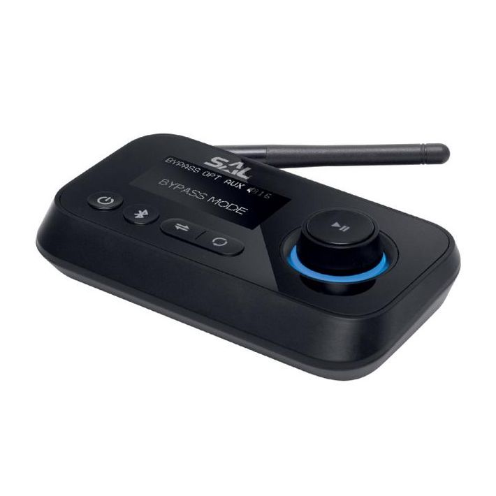 SAL BTRC 1000 sztereó streaming box, ByPass, digitális-analóg átalakító, 2 BT eszköz, USB-C, Toshlink - Image 2