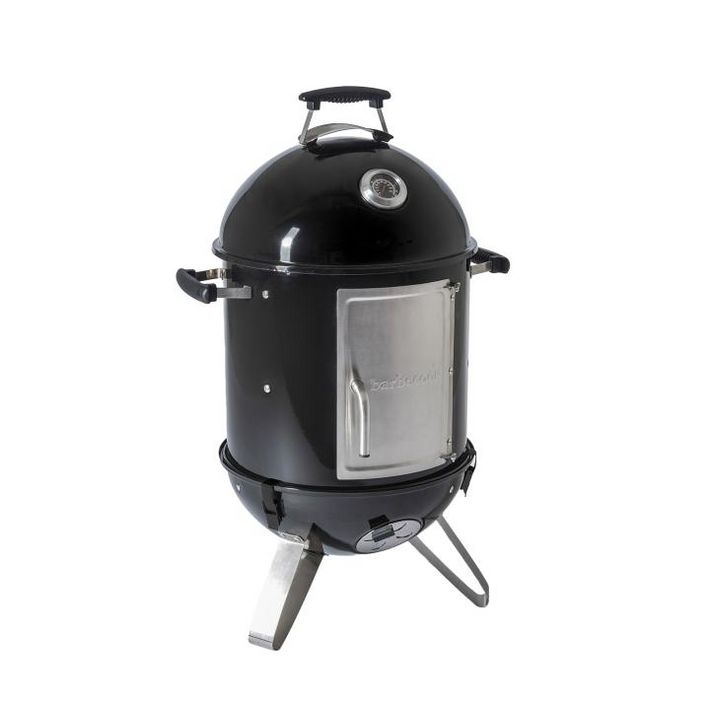 Barbecook BC-SMO-5017 Oskar S zománcozott füstölő és grill, fekete, átmérő 40cm - Image 2