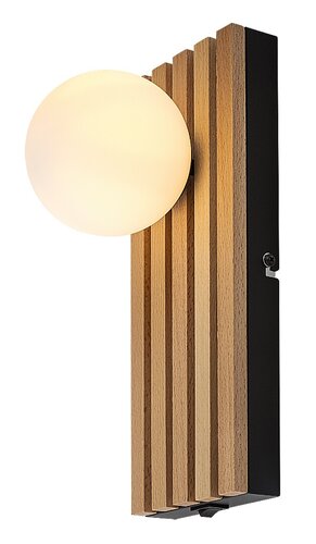 Rábalux 71421 Noxelle,fali lámpa ,G9 1x5W,H29,2cm,tölgy+fehér