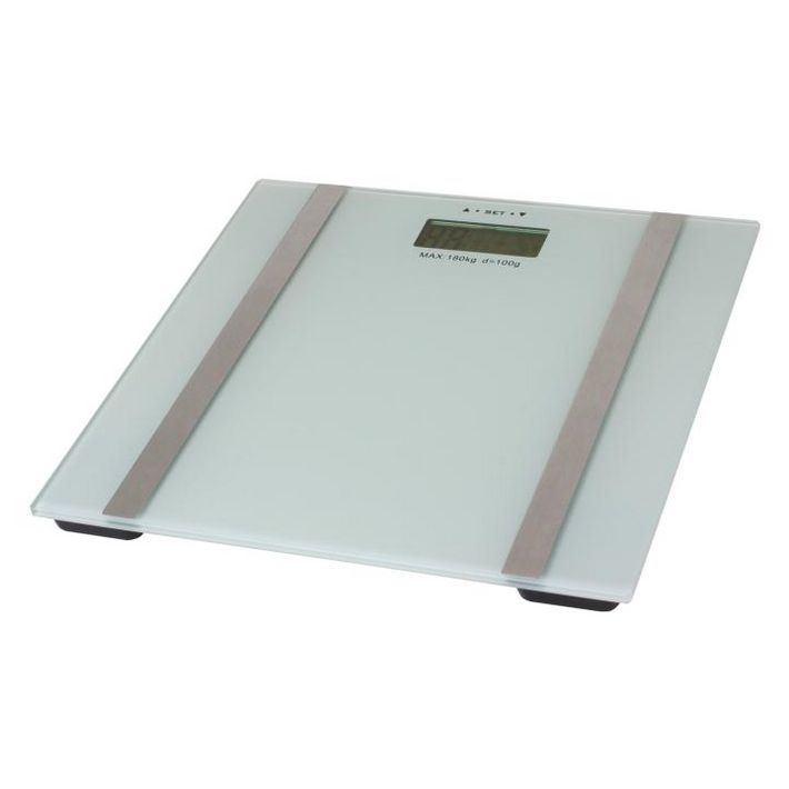 Home HG FMZ 18 fürdőszobai mérleg, méréshatár 180 kg, mérési pontosság 100 g, LCD kijelző, testzsír, testhidratáltság, izomtömeg meghatározás - Image 2