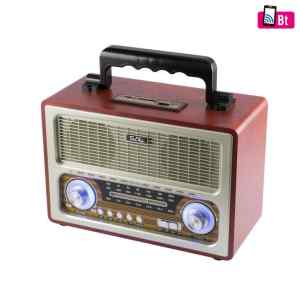 SAL RRT3 retro táskarádió, stereo multimédia lejátszó, BT, USB/microSD, AUX, 3-sávos rádió, hálózati/elemes