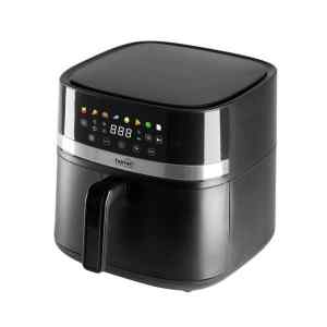 Home HGAF8 digitális air fryer, forrólevegős fritőz, 8 liter kapacitás, 2000 W, hőmérsékleti tartomány 80 – 200 °C