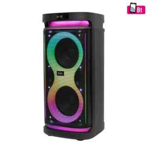 SAL PAR2400BT party hangdoboz, 160 Watt, beépített akkumulátor és LED fény, Bluetooth, USB/microSD zenelejátszás, gitár és mikrofon bemenetek, 2-utas, 3 hangszó