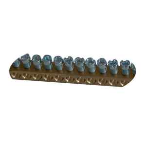 Tracon TNFS Rézsín max.63A,230/400VAC,1m,W×H=8×8mm,d=4.5mm,152xM4